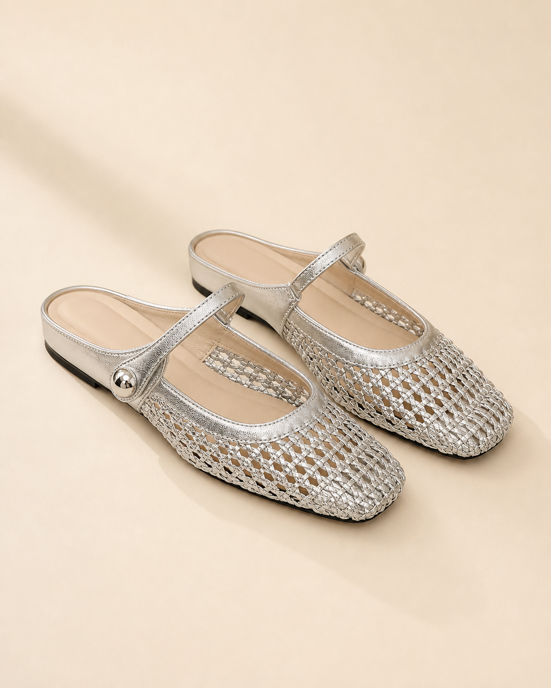 The Soriano Woven Mary Jane Flat
