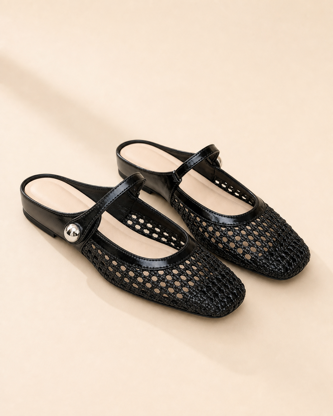 The Soriano Woven Mary Jane Flat