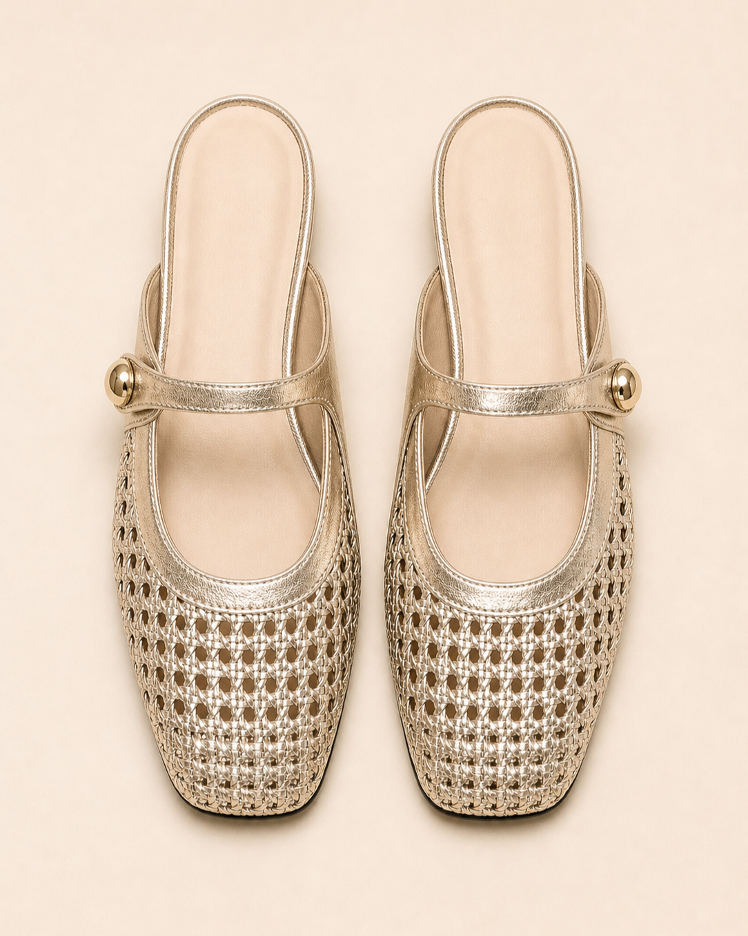 The Soriano Woven Mary Jane Flat