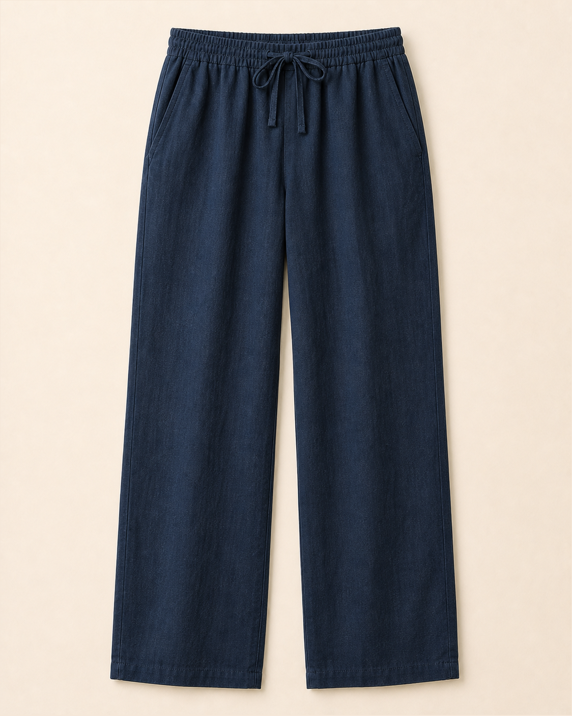The Riviera Linen-Blend Drawstring Trouser