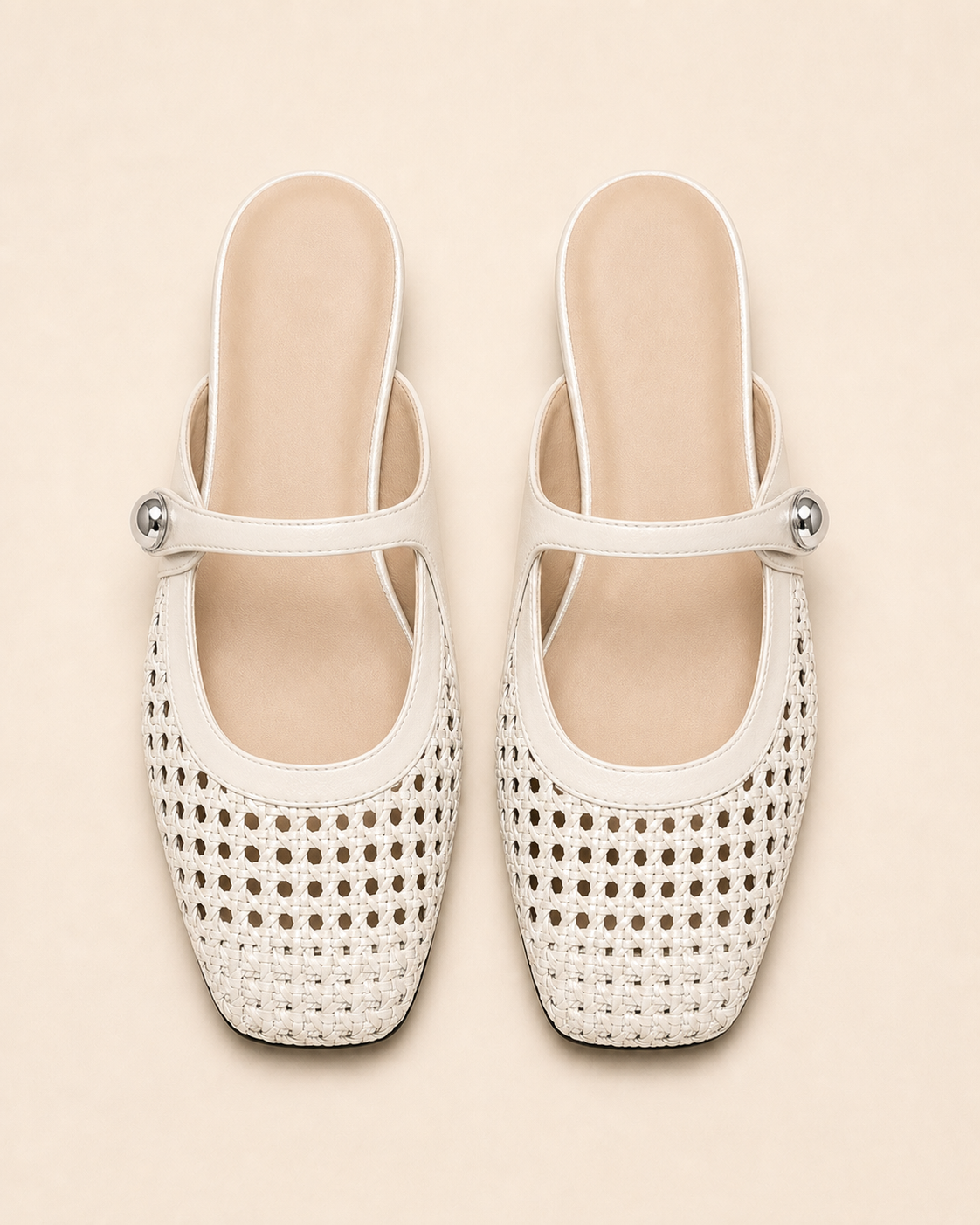 The Soriano Woven Mary Jane Flat