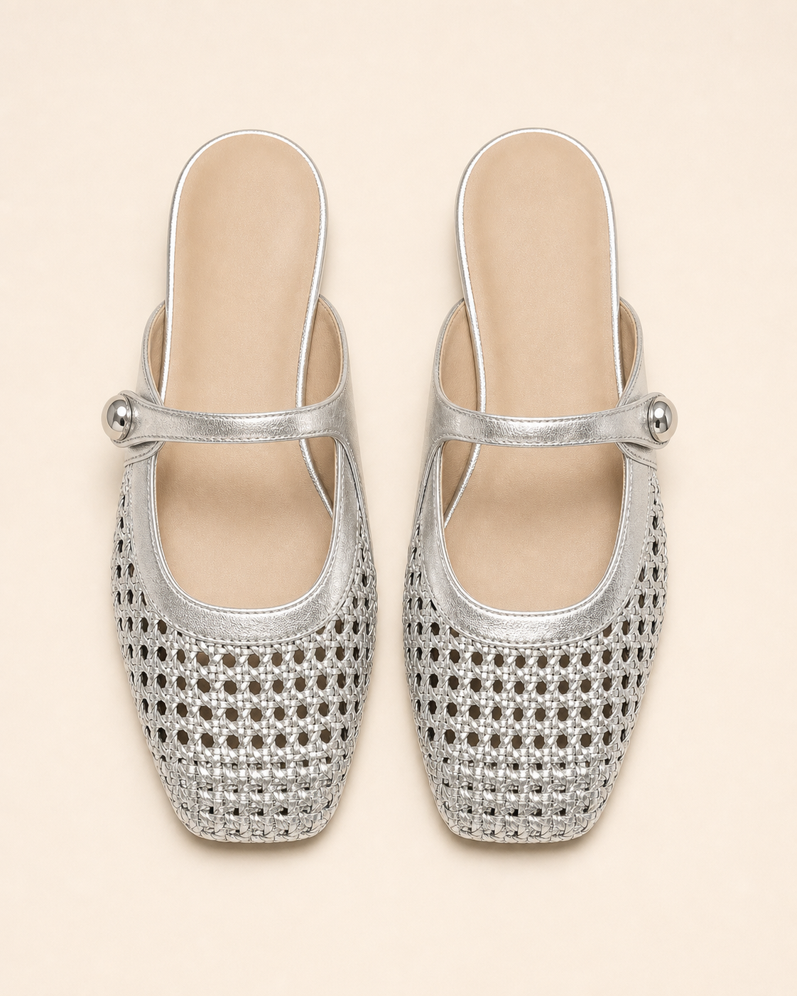 The Soriano Woven Mary Jane Flat