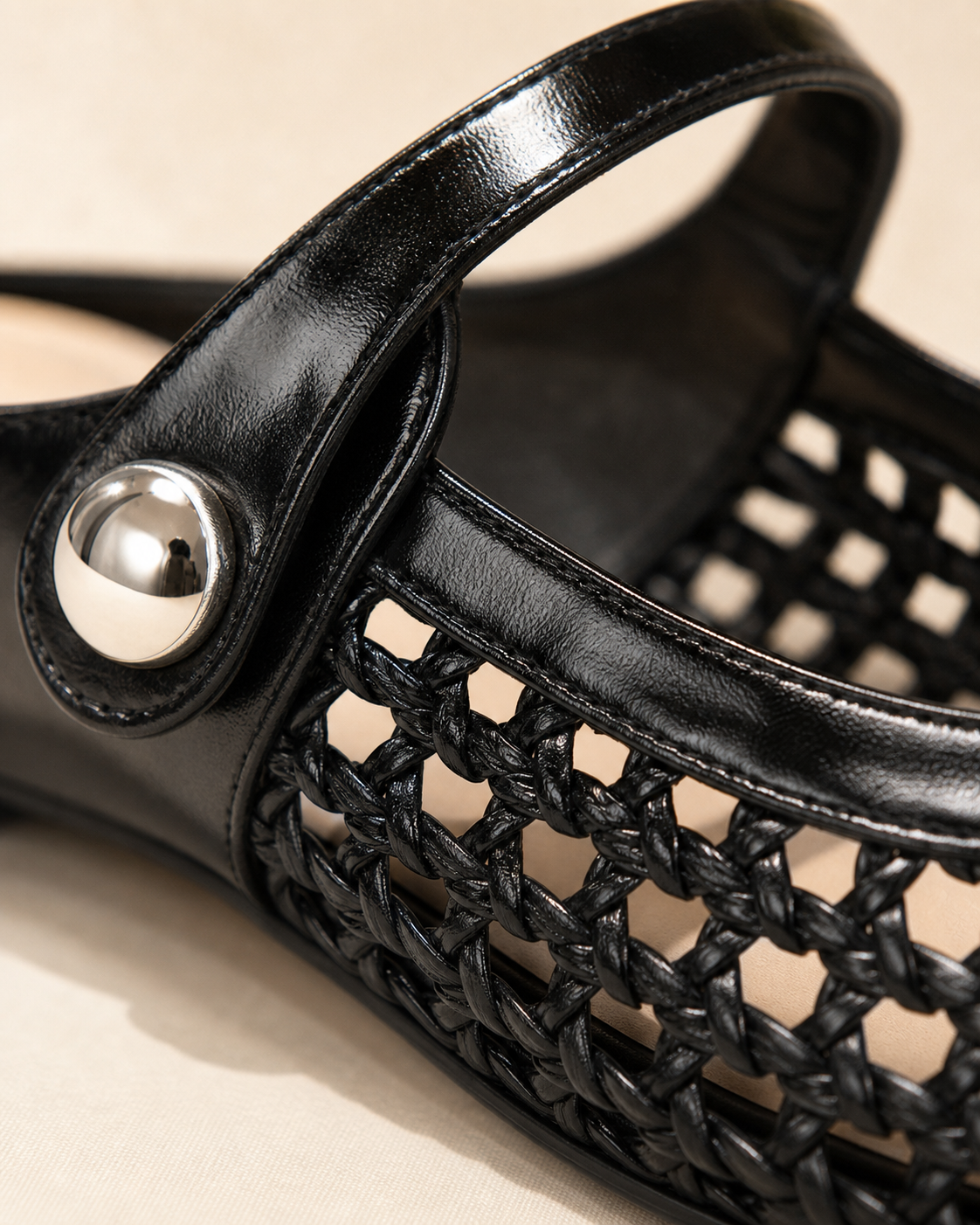 The Soriano Woven Mary Jane Flat