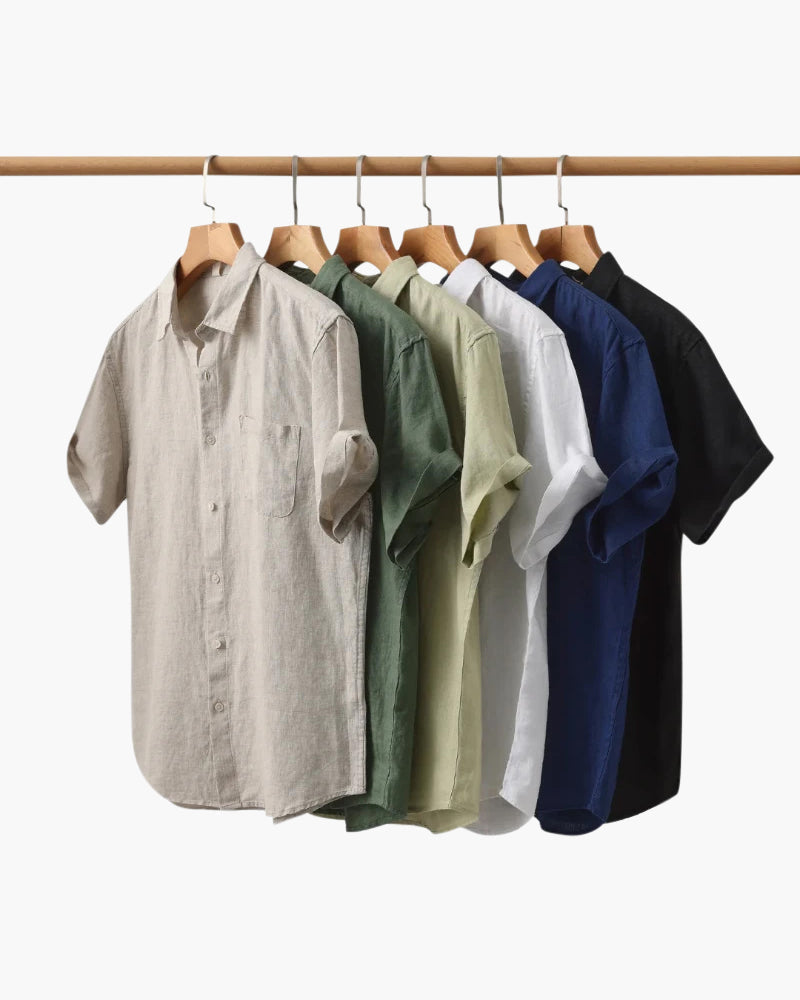 The Riviera Linen Shirt (Shortsleeve)
