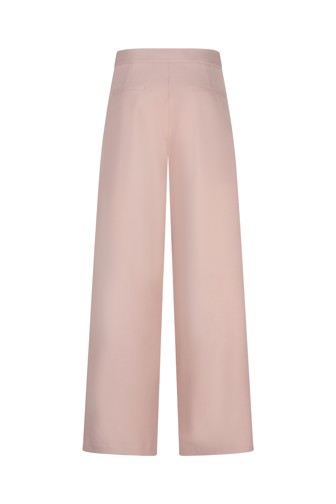 The Soriano Wide-Leg Trouser - Rose - Back