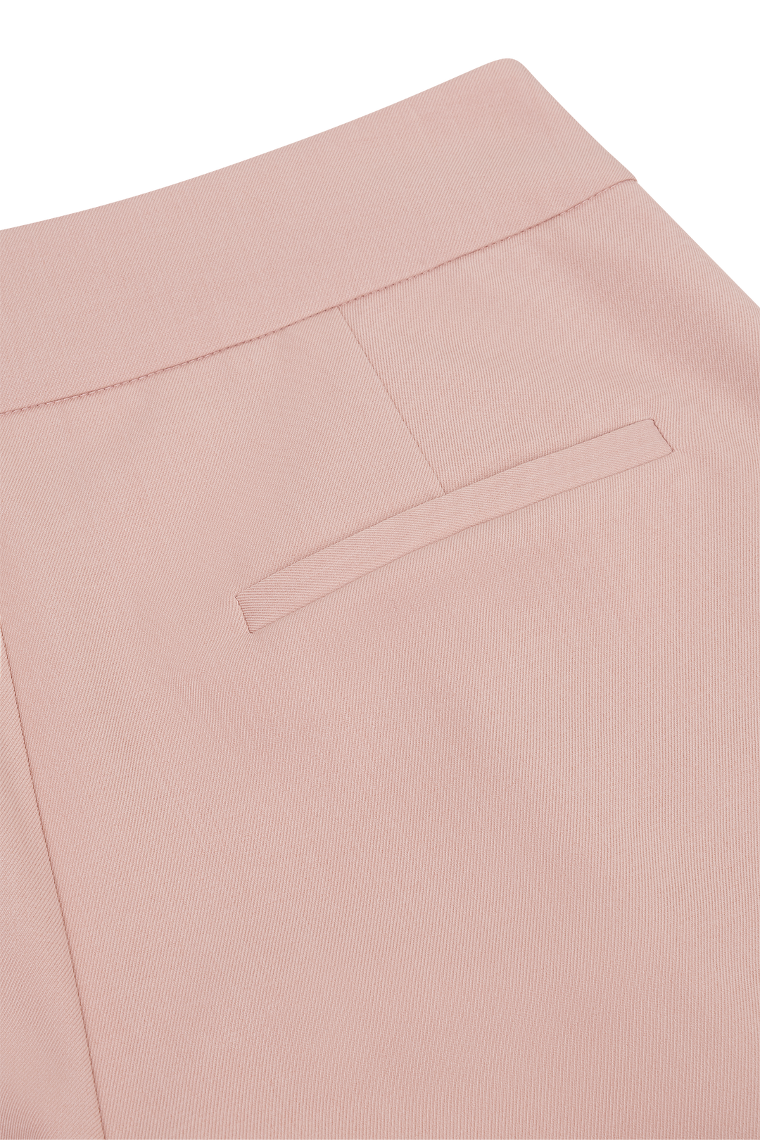 The Soriano Wide-Leg Trouser - Rose - Side