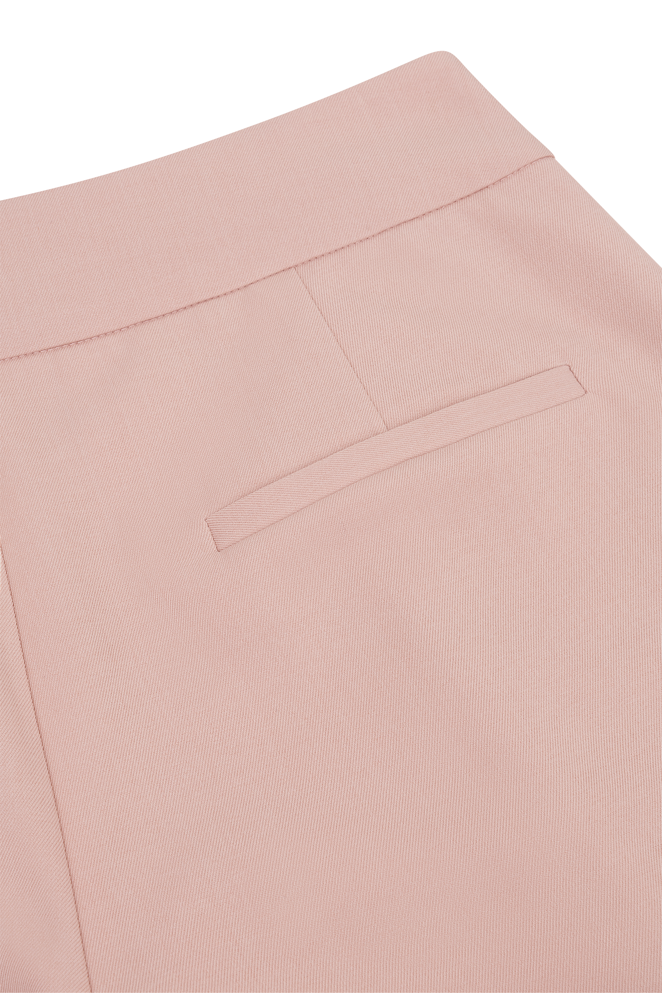 The Soriano Wide-Leg Trouser - Rose - Side