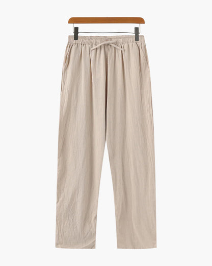 The Soriano Linen Pantalon - Beige - Styled
