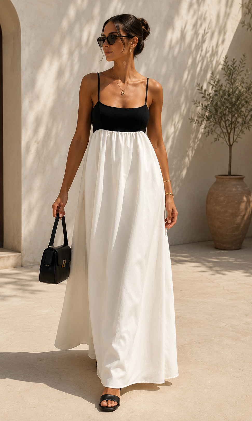 The Soriano Mesh Maxi Dress
