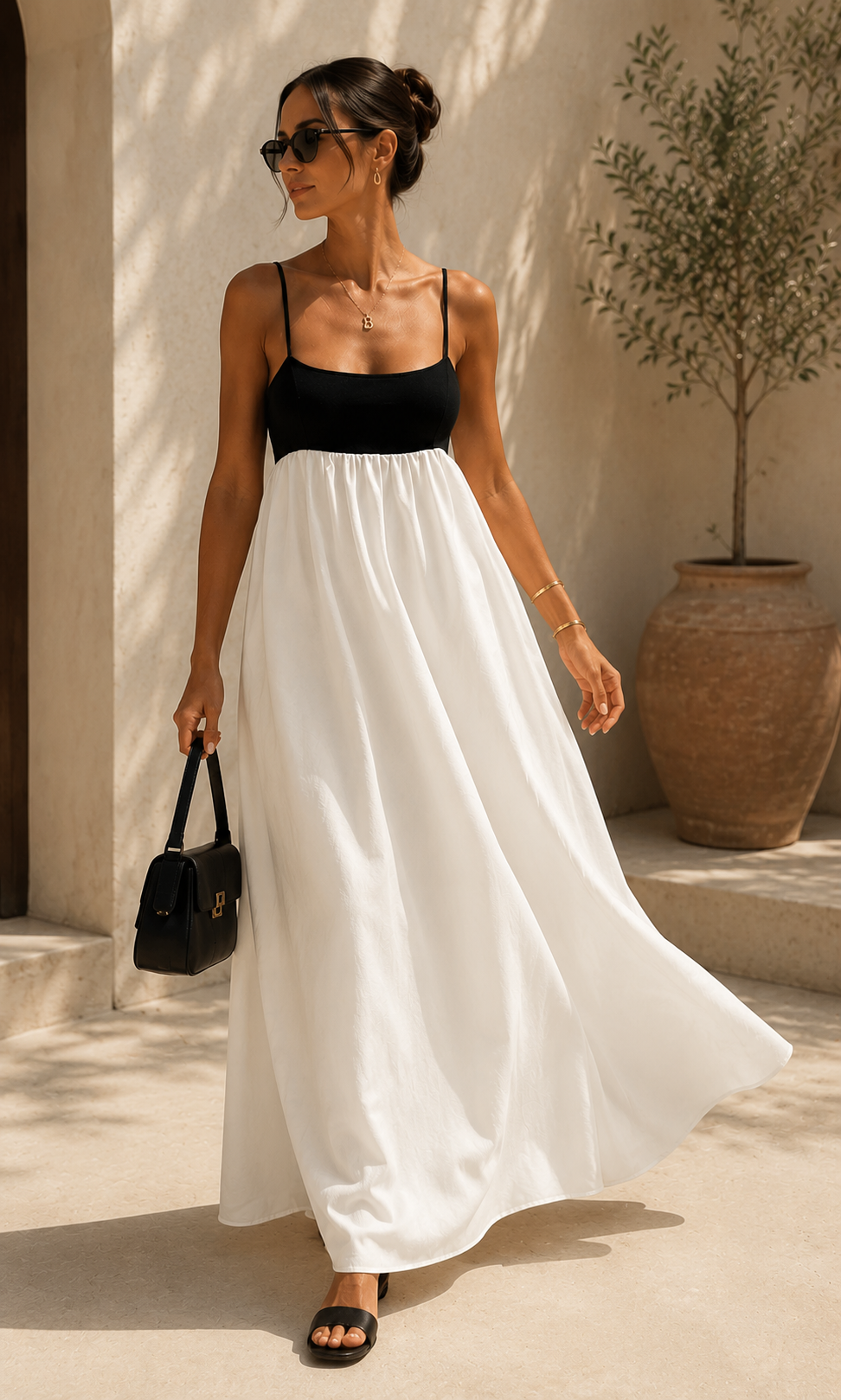 The Soriano Mesh Maxi Dress