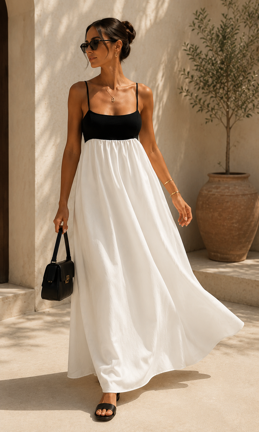 The Soriano Mesh Maxi Dress