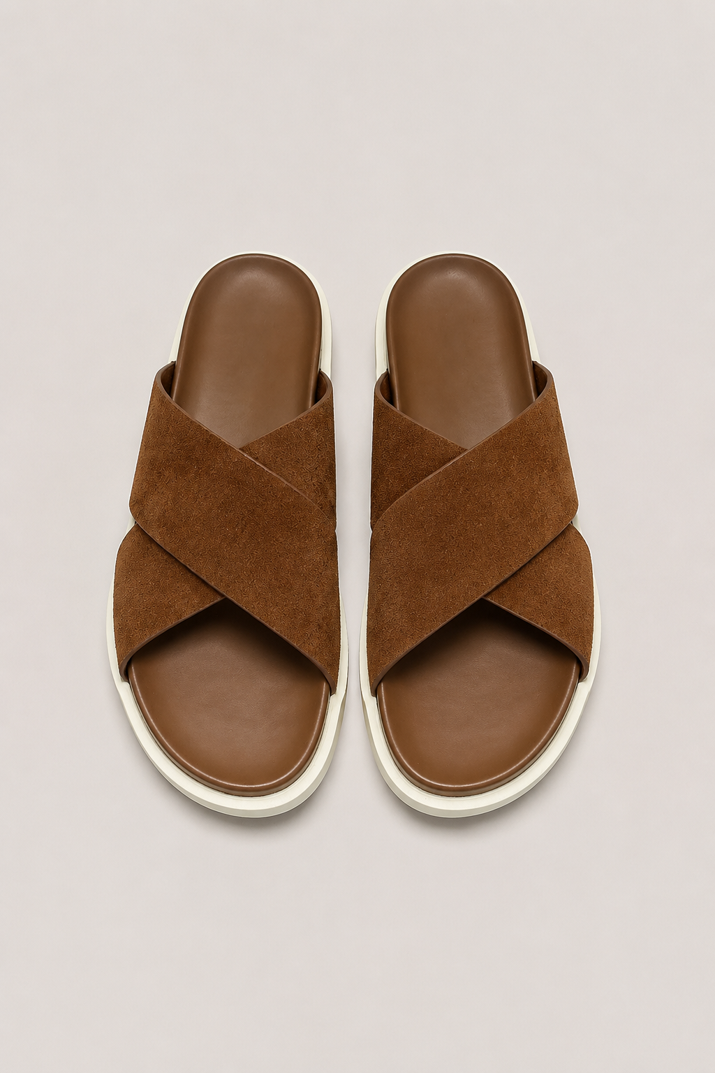Soriano Crossover Slide Light Brown