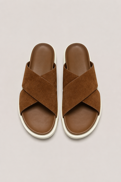Soriano Crossover Slide Light Brown