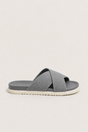 Soriano Crossover Slide Silver Gray