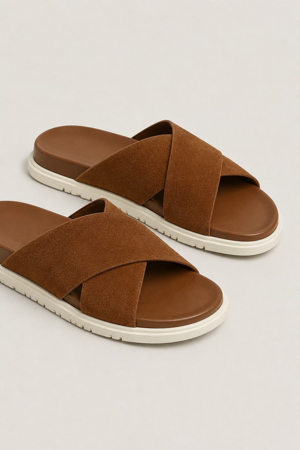Soriano Crossover Slide Light Brown