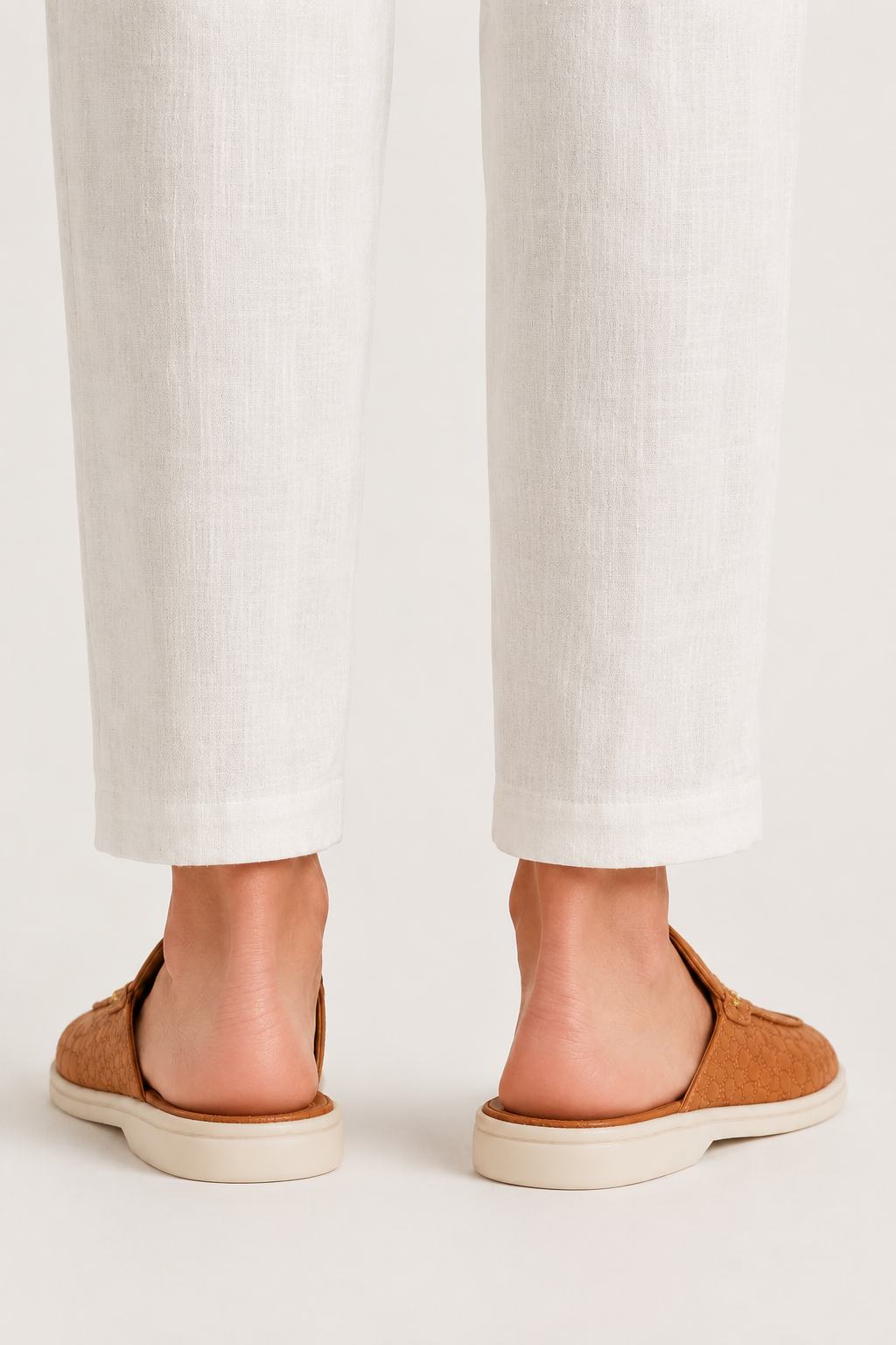 The Soriano Amalfi Croco Mule — Terracotta