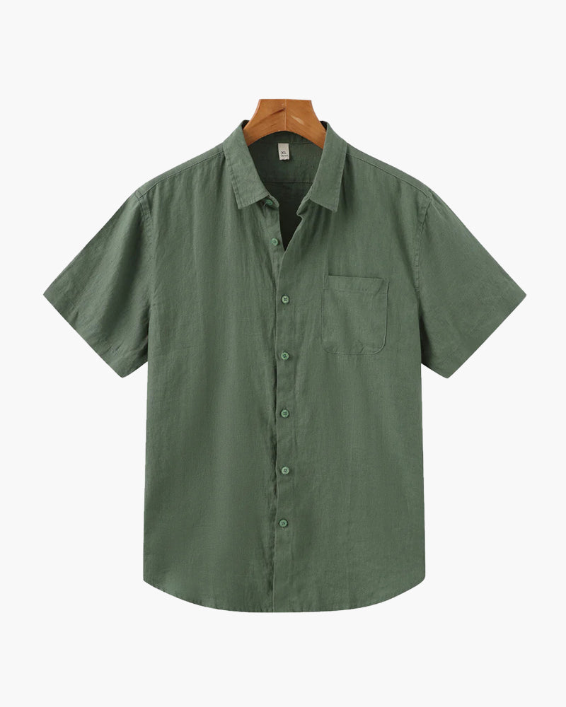 The Riviera Linen Shirt (Shortsleeve)
