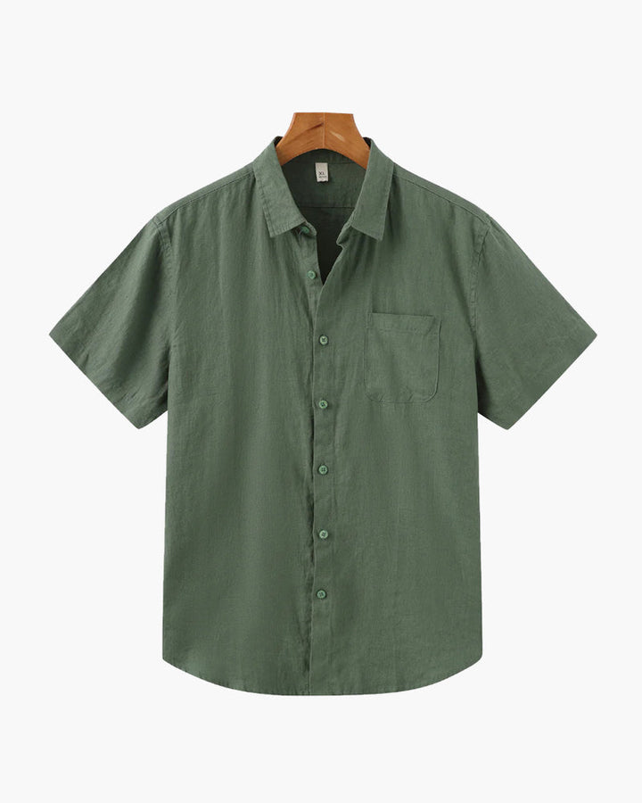 The Riviera Linen Shirt (Shortsleeve)