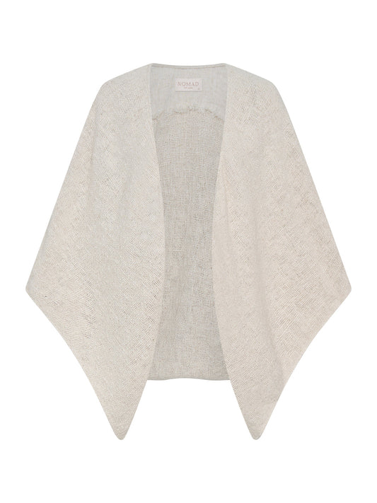 The Bloom Cotton Shrug — Ecru