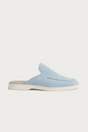 The Soriano Verona Moc-Toe Mule — Sky