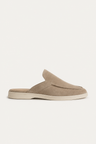 The Soriano Verona Moc-Toe Mule — Stone