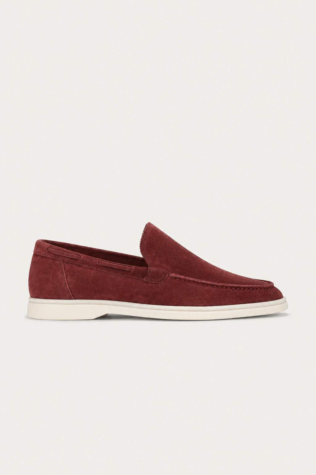 The Soriano Suede Loafer Burgundy