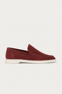 The Soriano Suede Loafer Burgundy