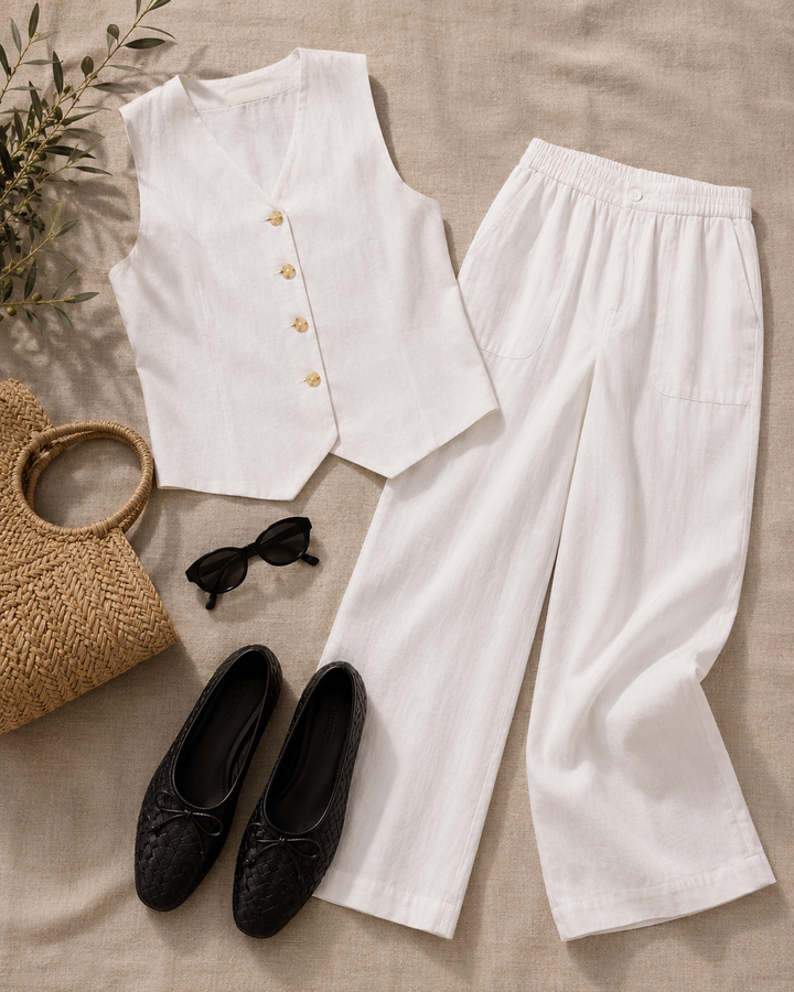 The Riviera Linen Co-ord Set