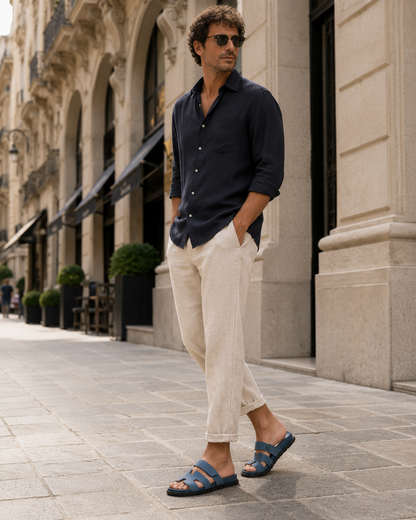 Soriano Taormina Suede Sandal Mare