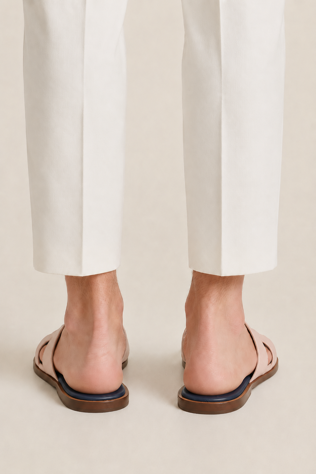 The Soriano Leather Sandal Salmon