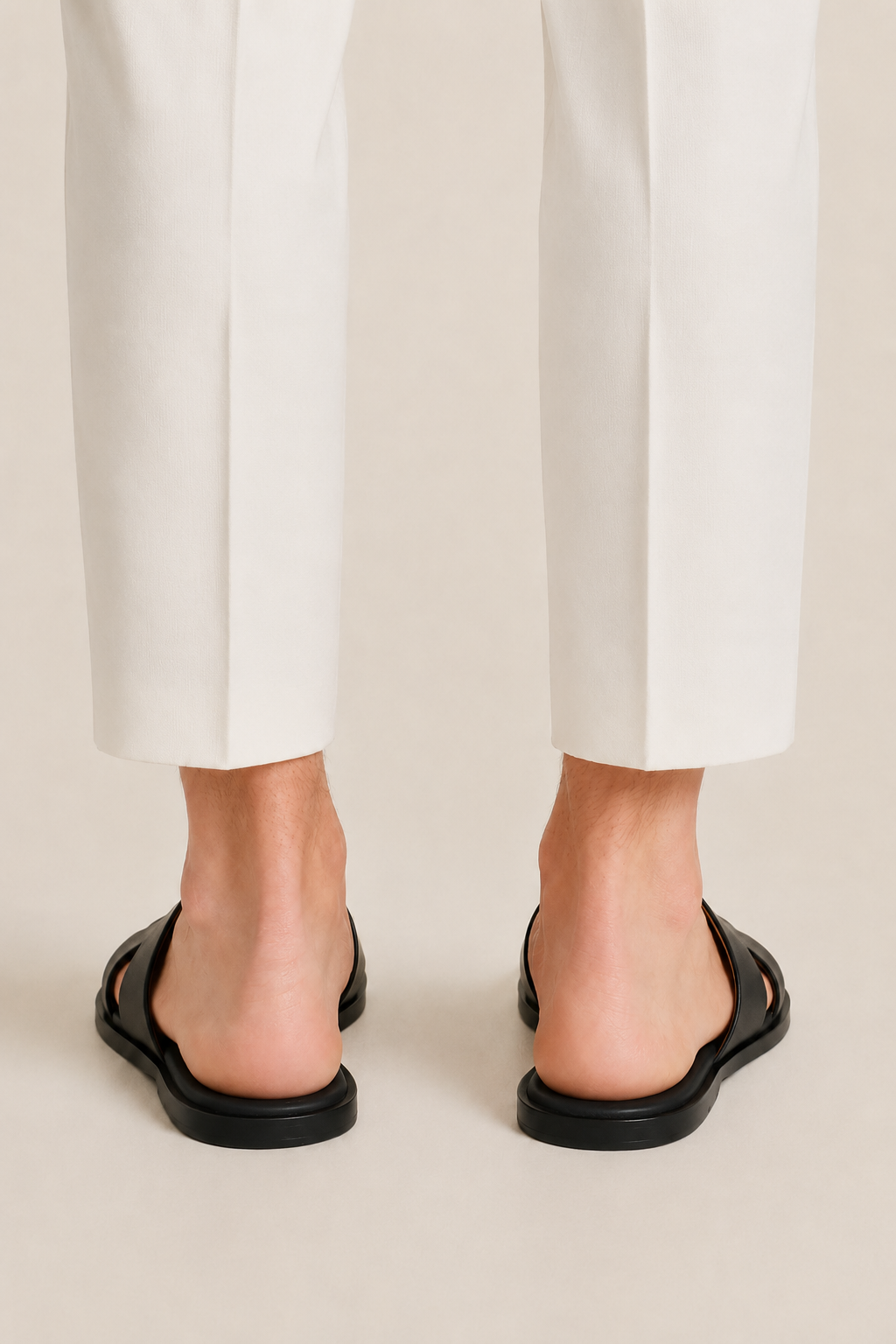 The Soriano Leather Sandal Black