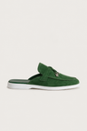 The Soriano Firenze Buckle Mule — Green