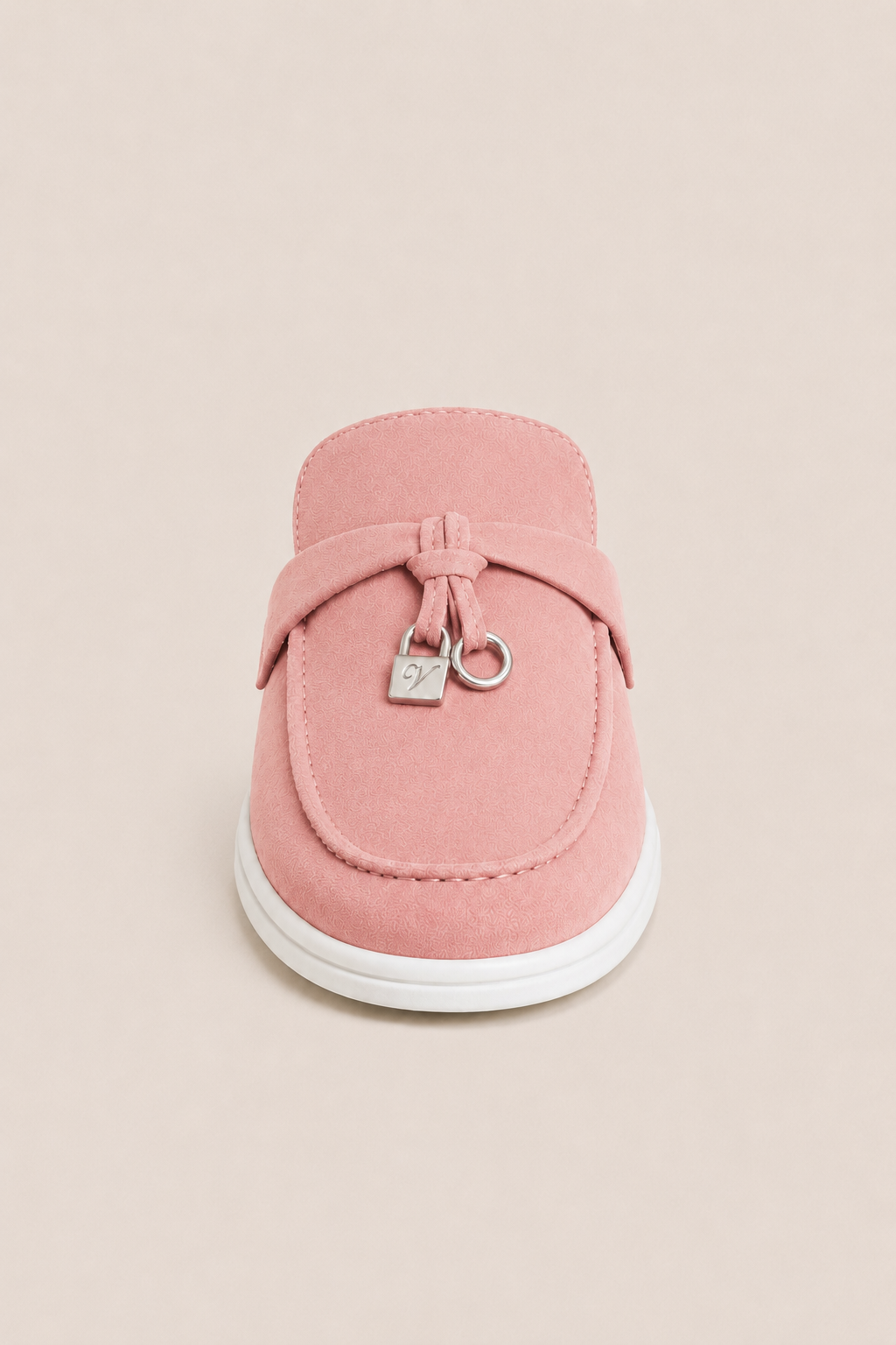 The Soriano Firenze Buckle Mule — Pink