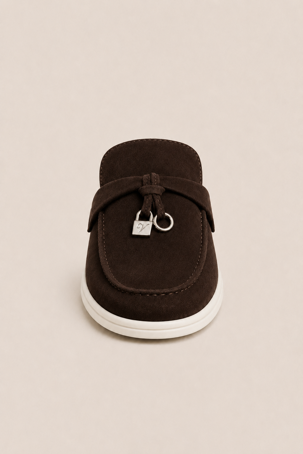 The Soriano Firenze Buckle Mule — Brown