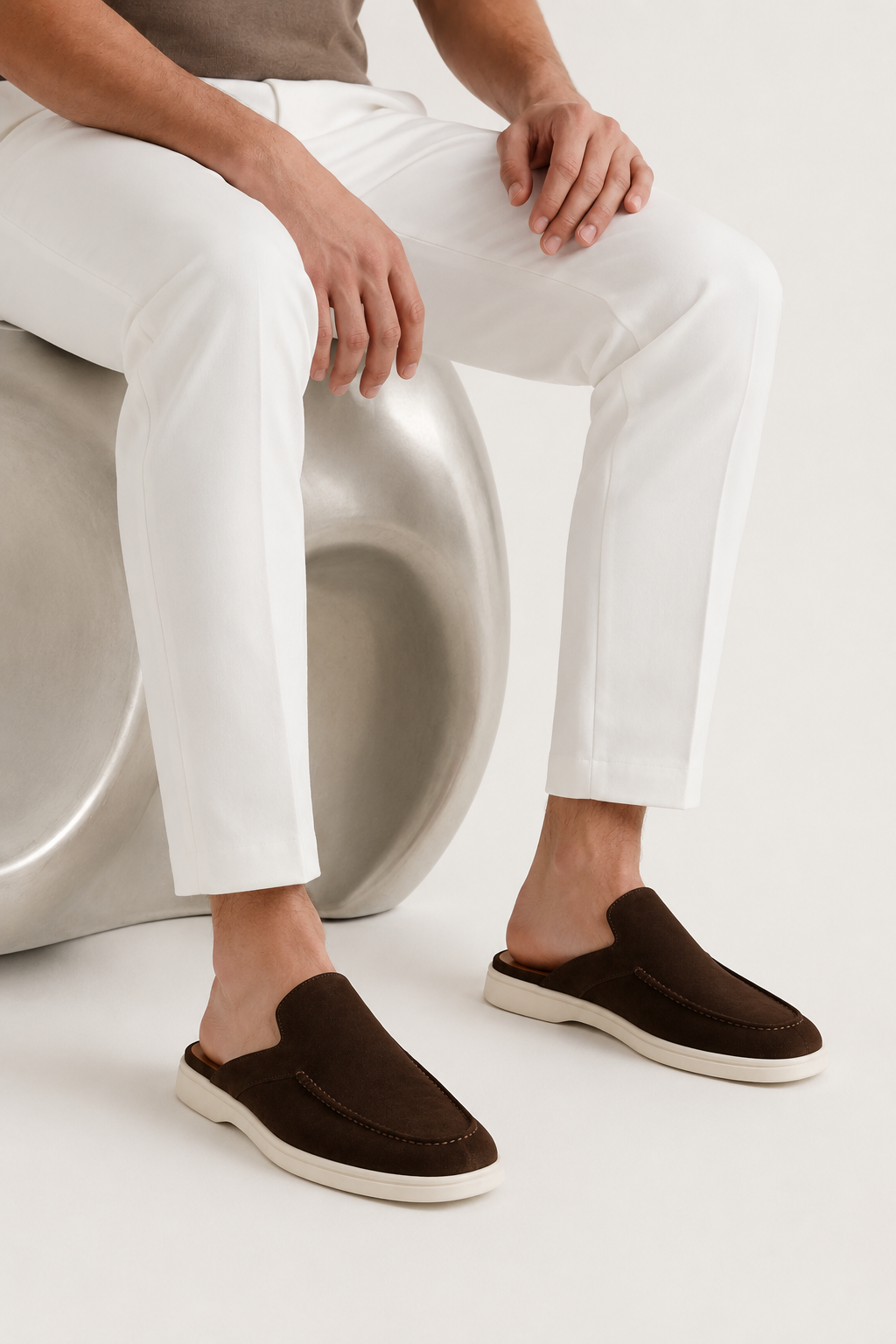 The Soriano Verona Moc-Toe Mule — Espresso