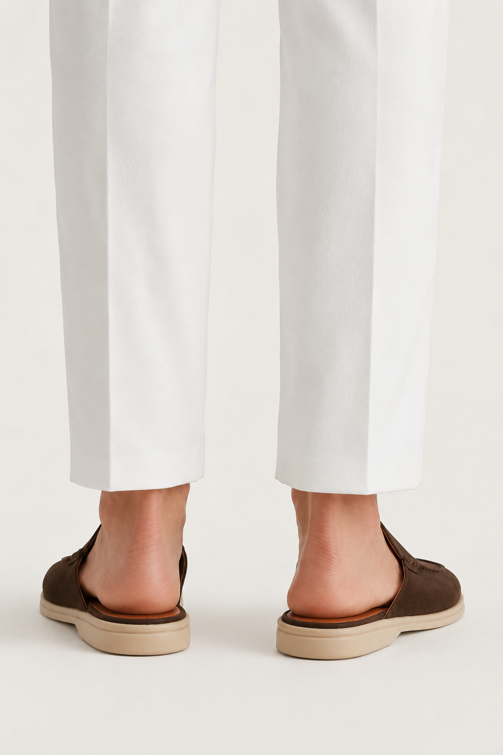 The Soriano Milano Suede Mule — Brown