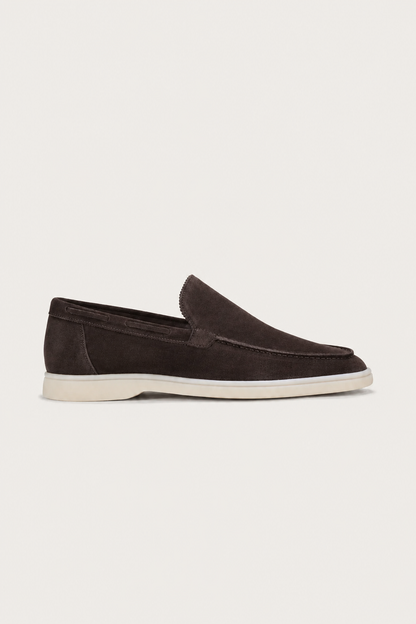 The Soriano Suede Loafer Coffee Brown