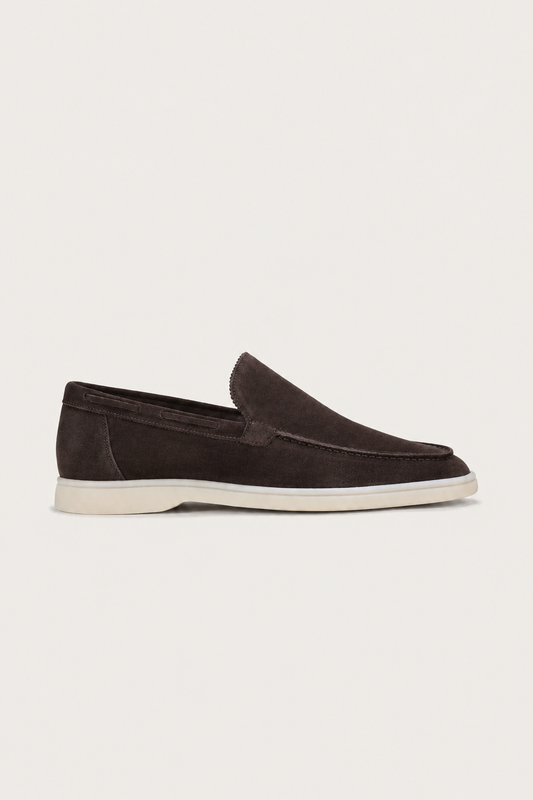 The Soriano Suede Loafer Coffee Brown
