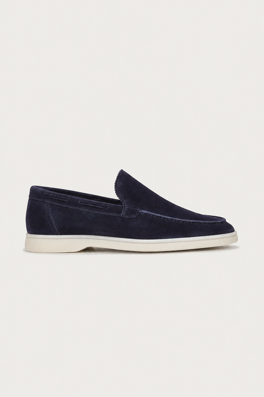 The Soriano Suede Loafer Navy