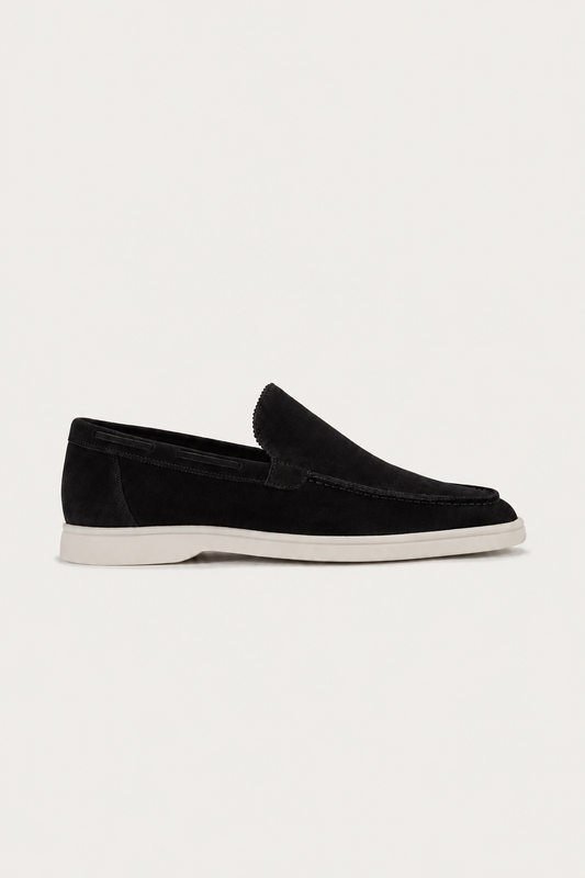 The Soriano Suede Loafer Black