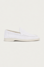 The Soriano Suede Loafer White