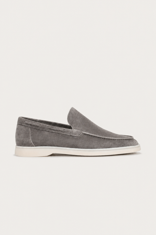 The Soriano Suede Loafer Grey