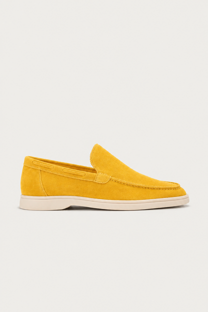 The Soriano Suede Loafer Yellow