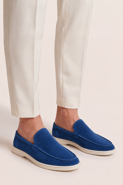 The Soriano Suede Loafer Royal Blue