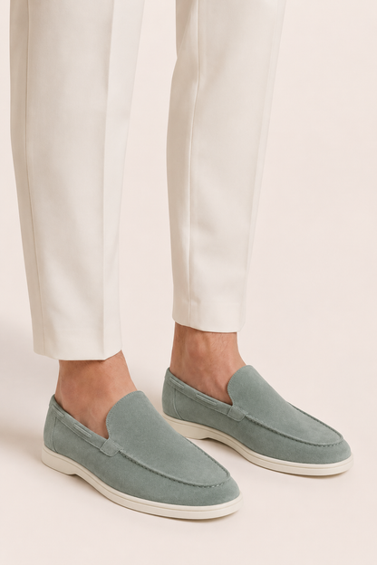 The Soriano Suede Loafer Sea Blue
