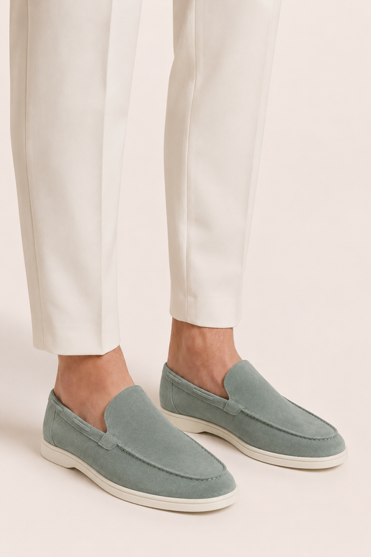 The Soriano Suede Loafer Sea Blue