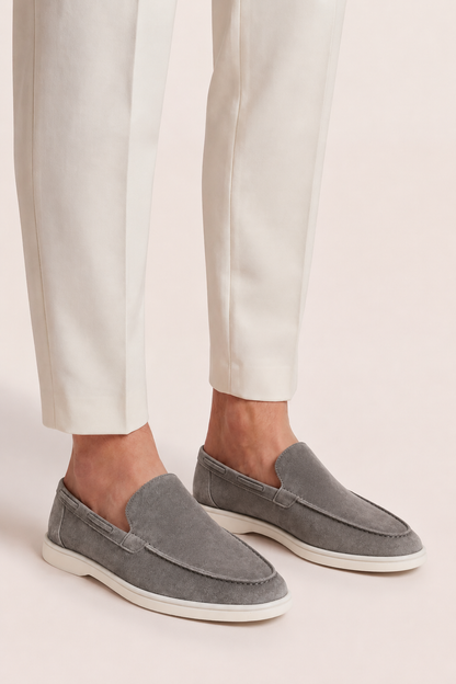 The Soriano Suede Loafer Grey