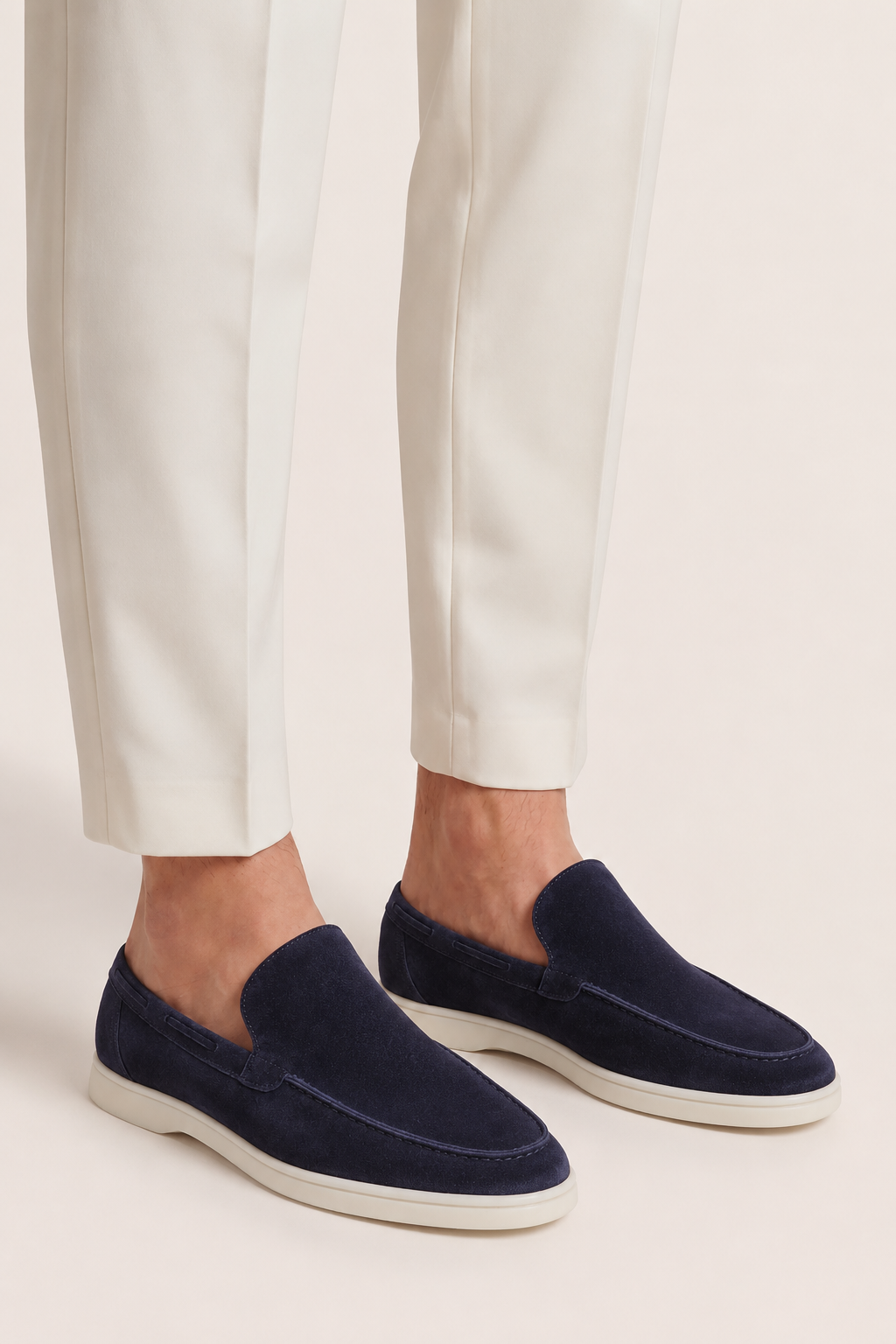 The Soriano Suede Loafer Navy