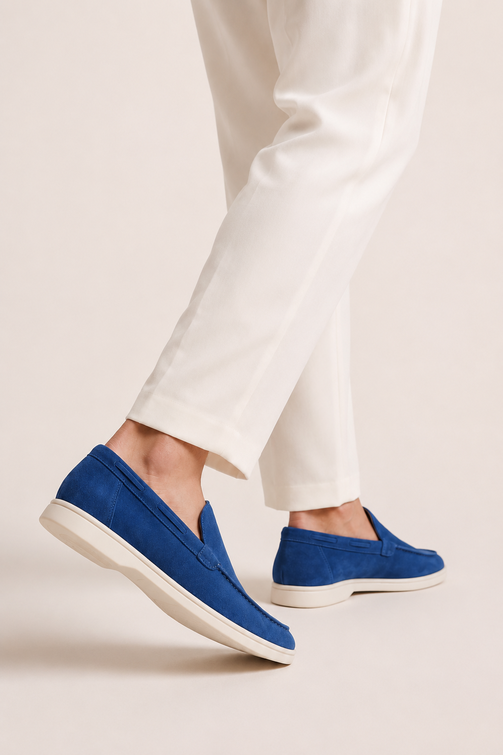 The Soriano Suede Loafer Royal Blue