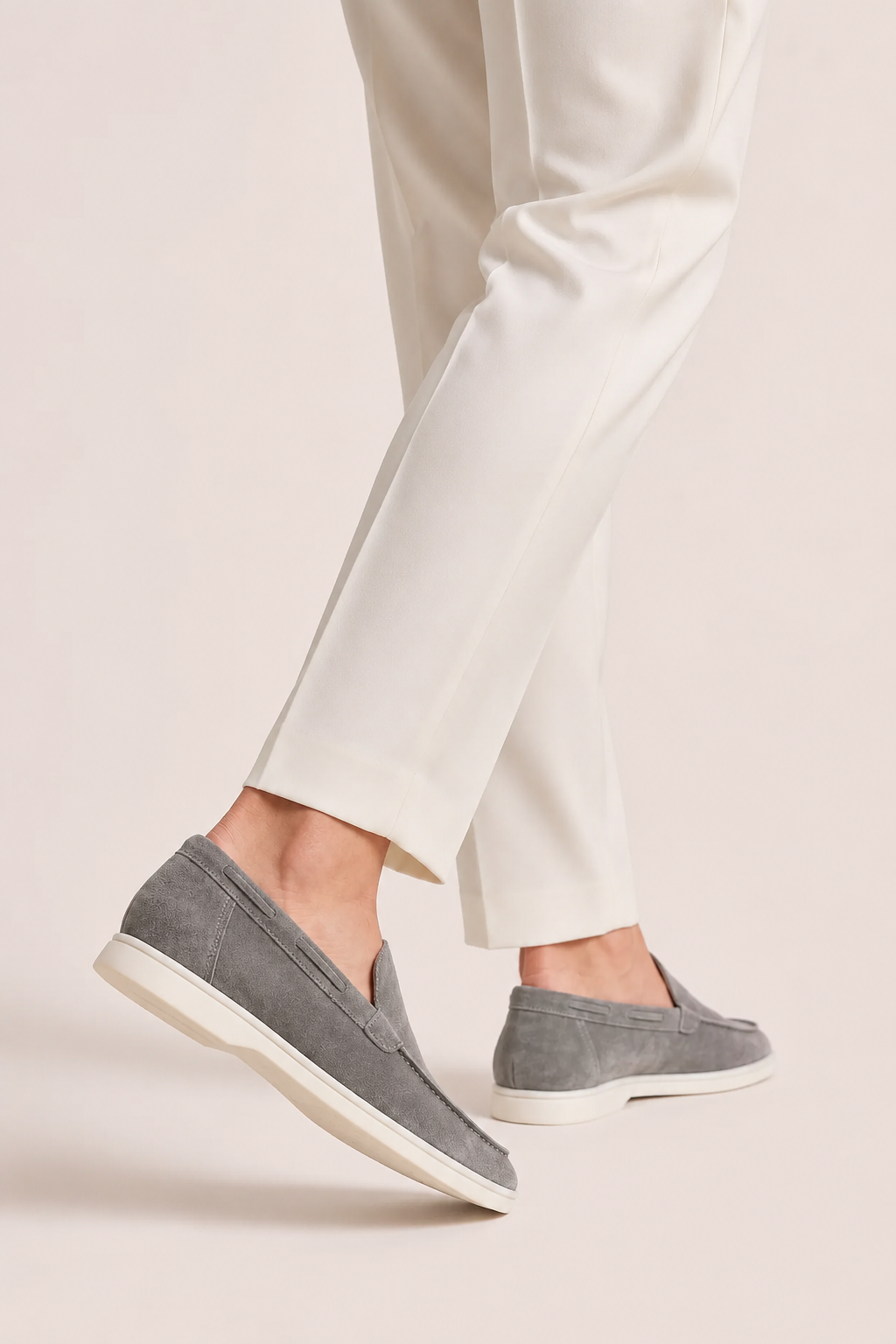 The Soriano Suede Loafer Grey